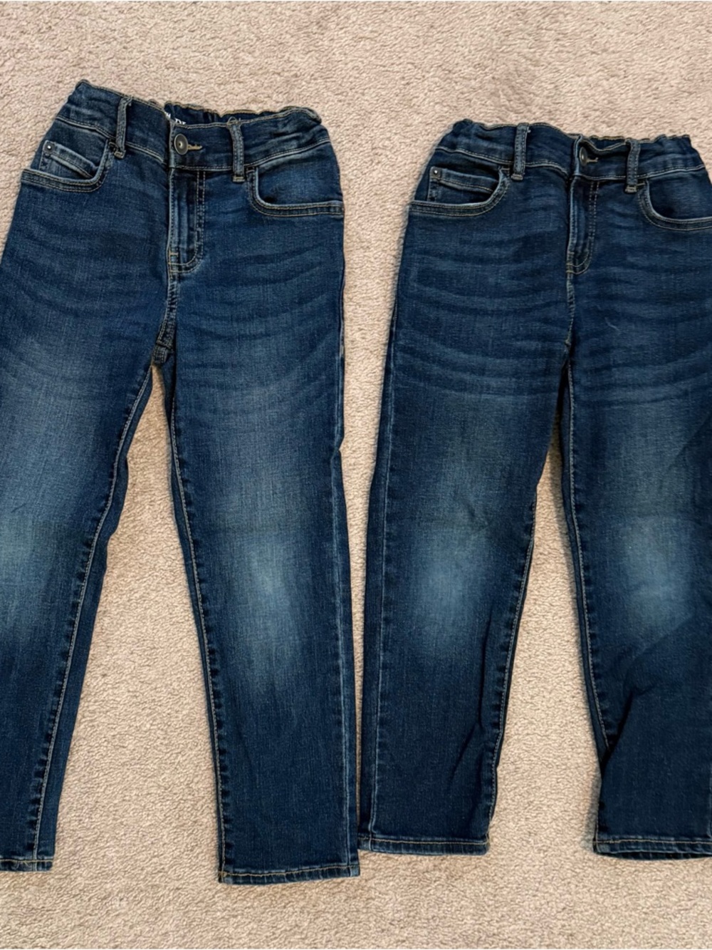 The Children's Place Dark Blue Stretch Jeans - Pair